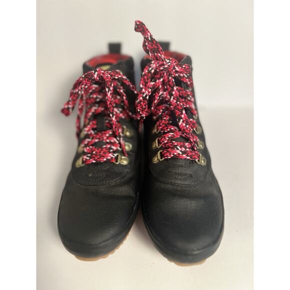 Keds Scout Boot III Waterproof Canvas Black Plaid Lined Ankle Boot Sz 8 Boho - Picture 3 of 9